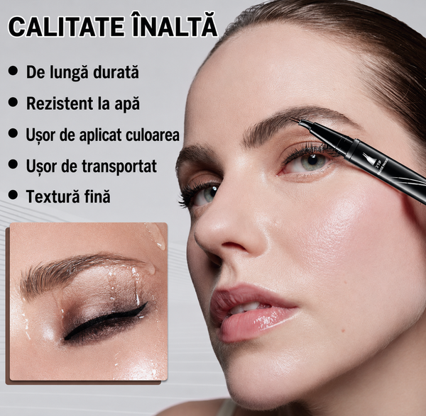 Creion Magic 2 in 1  pentru Sprâncene si Eyeliner